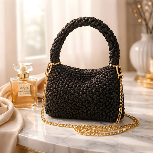 Selena Handwoven Boho Chic Handbag, Organic Raffia