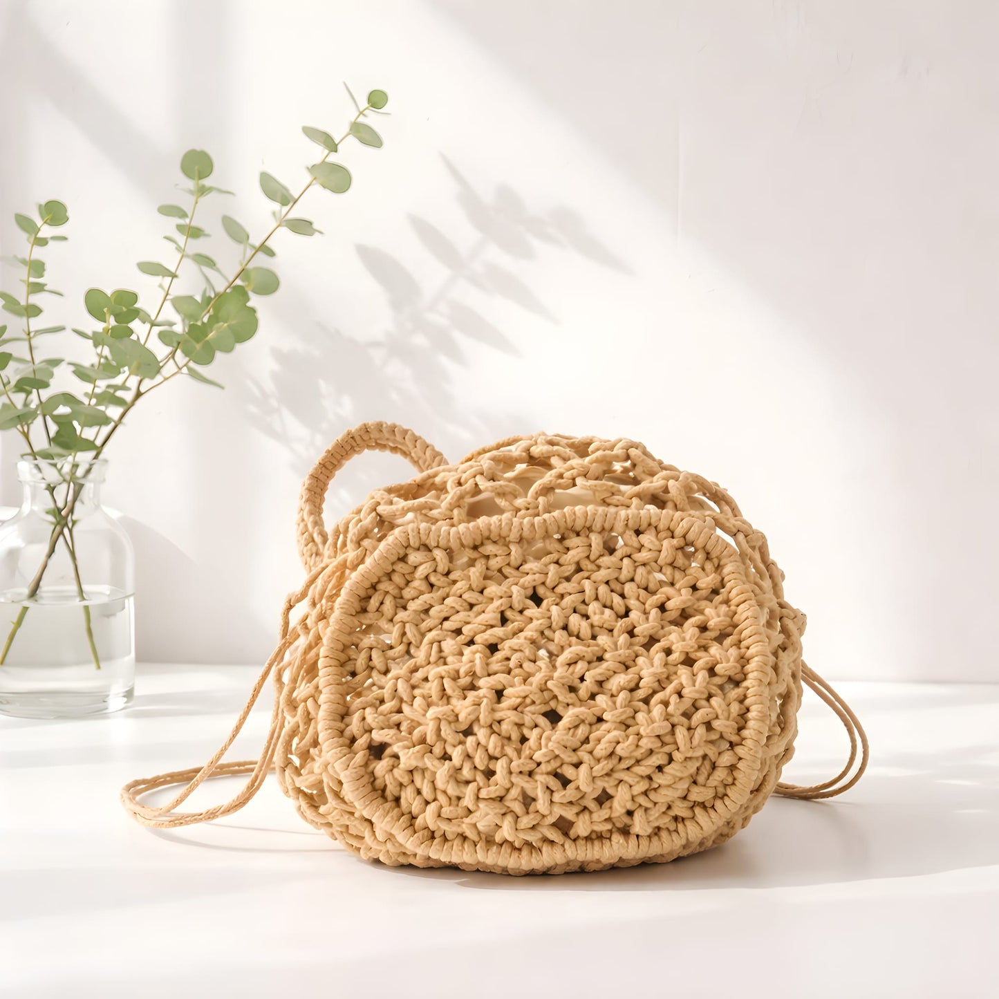 Handwoven Nautical Stylish Cotton Open Mesh bag