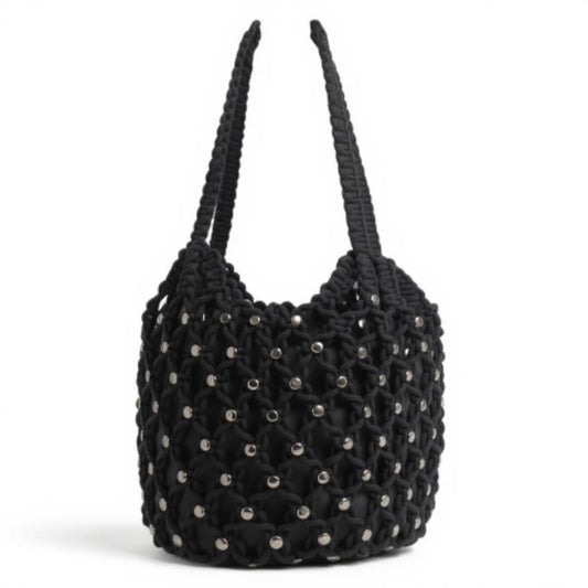 Noue Studded Mesh Bag