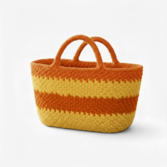 Willow Basket Tote Raffia Bag